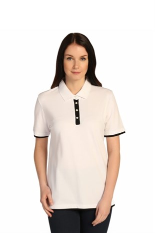 T-shirtSOLO TRİKOA19A006-4Solo Polo Yaka Bayan Pike Pamuk T-Shirt